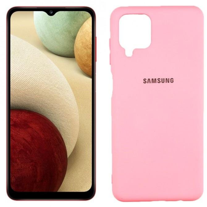 Чехол Soft Case для Samsung A125 Galaxy A12 Розовый FULL