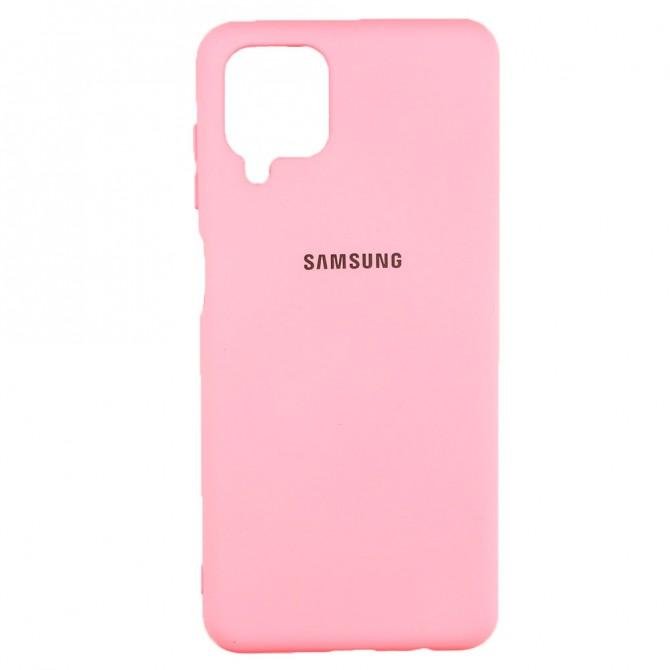 Чехол Soft Case для Samsung A125 Galaxy A12 Розовый FULL-1