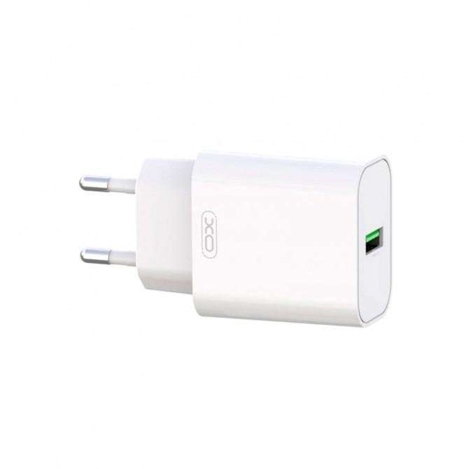 Сетевое зарядное устройство XO L103 QC3.0 18W White