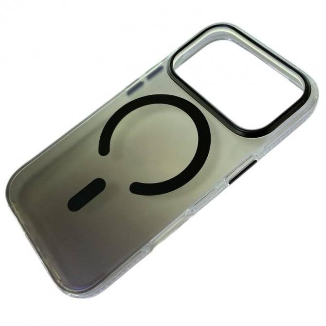 Чохол TPU+PC Phantom with MagSafe для Apple iPhone 17 Pro Max (6.9") Grey-1