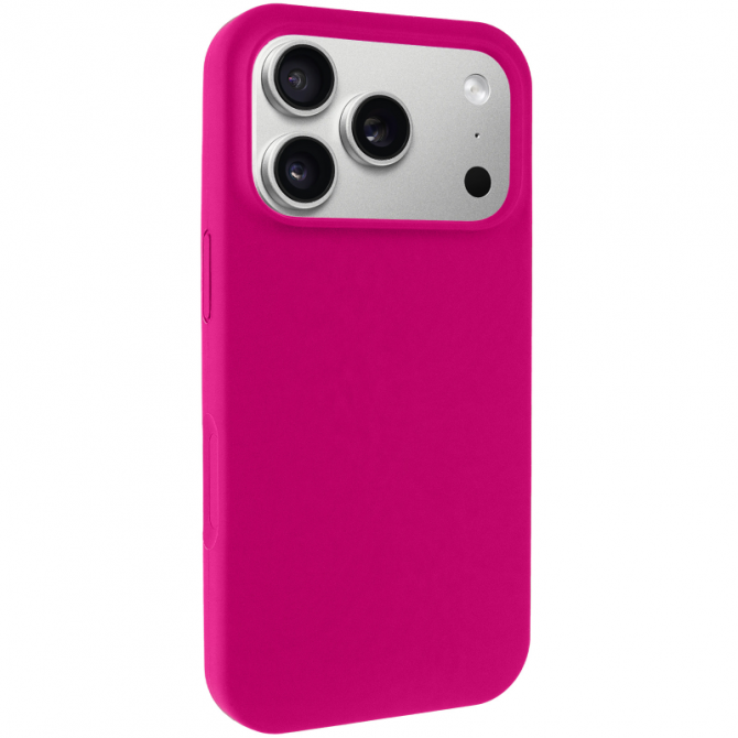Cиликоновый чехол для iPhone 17 Pro/18 Pro Rose Red FULL (NO LOGO)-1