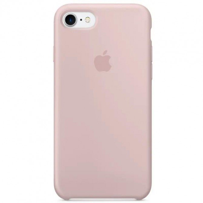 Чехол силиконовый для iPhone 7/8 Темно Бежевый-3