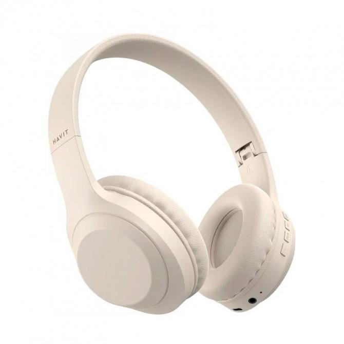 Навушники Havit HV-H628BT Beige-1
