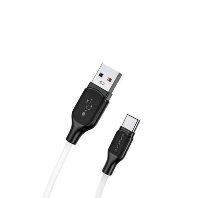 Кабель Borofone BX42 Silicon Type-C White 1m