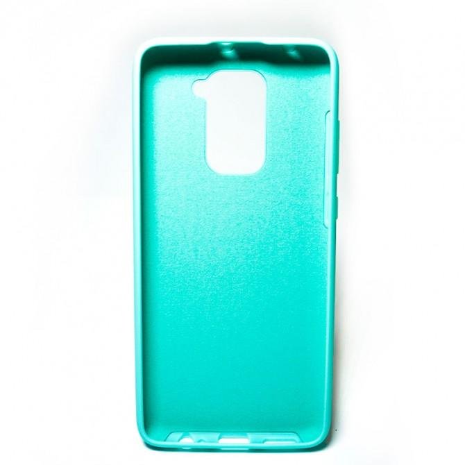 Чехол Original Soft Case Xiaomi Redmi Note 9/Redmi 10X Голубой FULL-1