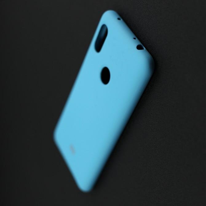 Чехол Soft Case для Xiaomi Redmi Note 5 Pro Ярко Синий-3