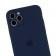 Оригінальний силіконовий чохол для iPhone 11 Pro Max Темно Синій FULL (with camera protection)