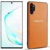 Шкiряна накладка Classic series для Samsung Galaxy Note 10 Plus Коричневий