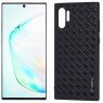 Кожаная накладка VORSON Braided leather series для Samsung Galaxy Note 10 Plus Черный