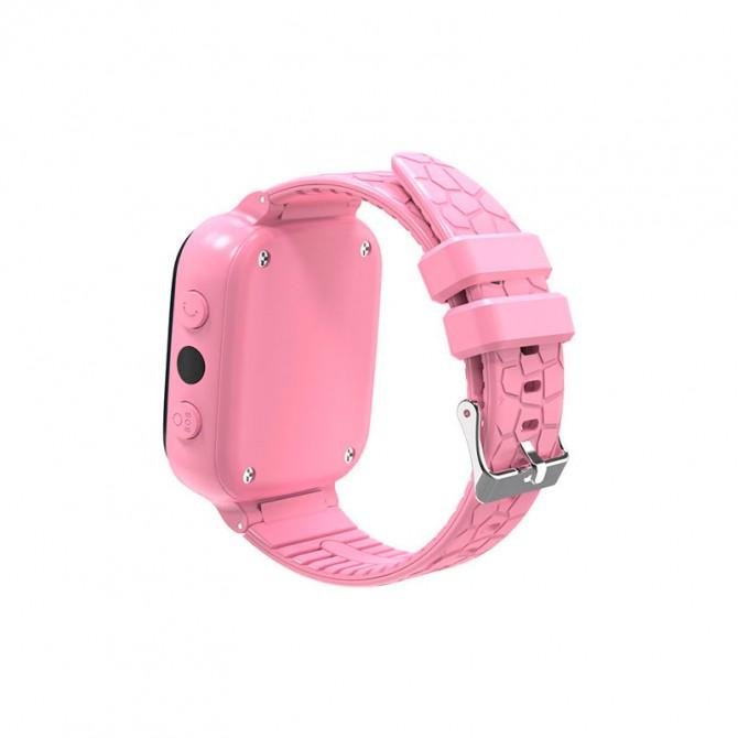 Детские смарт часы Gelius GP-PK007 (Ocean) с GPS трекером Pink-1