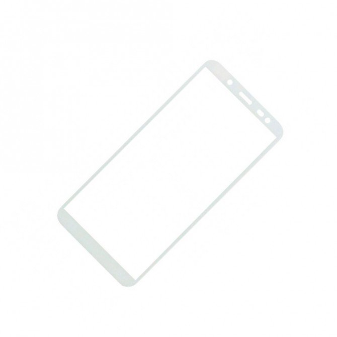 Защитное стекло для SAMSUNG J600 Galaxy J6 (2018) Full Glue (0.3 мм, 2.5D, белое)-2
