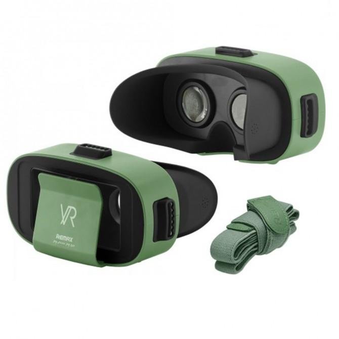 Окуляри віртуальної реальності Remax VR Box RT-V04 зелений-2