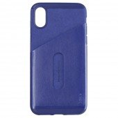 Чехол Baseus Card Pocket Series для iPhone X Dark Blue (KA15) Чехол Baseus Card Pocket Series для iPhone X Dark Blue (KA15)