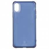 Чехол Baseus Simple Series Case для iPhone X (Anti-fall TPU) Transparent Blue (C03) Чехол Baseus Simple Series Case для iPhone X (Anti-fall TPU) Transparent Blue (C03)