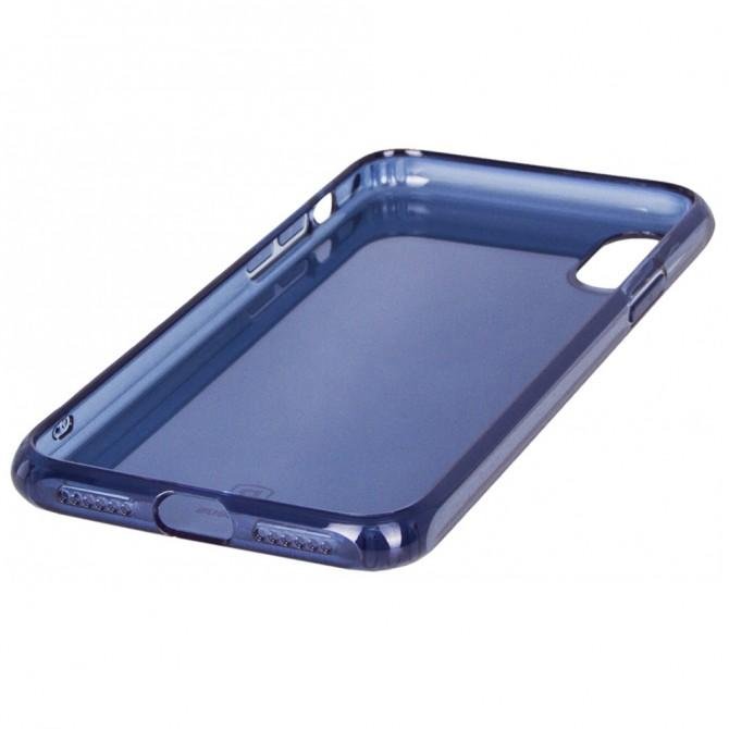 Чехол Baseus Simple Series Case для iPhone X (Anti-fall TPU) Transparent Blue (C03)-4