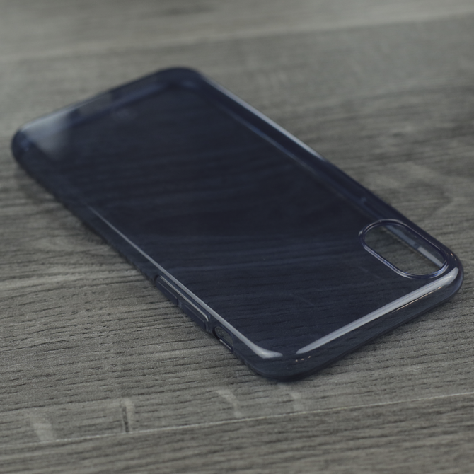 Чохол Baseus Simple Series Case для iPhone X (Clean TPU) Прозорий Синій (B03)-3