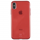 Чохол Baseus Simple Series Case для iPhone X (Clean TPU) Прозорий Червоний(B09) Чохол Baseus Simple Series Case для iPhone X (Clean TPU) Прозорий Червоний(B09)