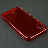 Чохол Baseus Simple Series Case для iPhone X (Clean TPU) Прозорий Червоний(B09) Чохол Baseus Simple Series Case для iPhone X (Clean TPU) Прозорий Червоний(B09)