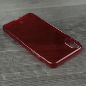 Чехол Baseus Simple Series Case для iPhone X (With Pluggy TPU) Transparent Красный (A09) Чехол Baseus Simple Series Case для iPhone X (With Pluggy TPU) Transparent Красный (A09)