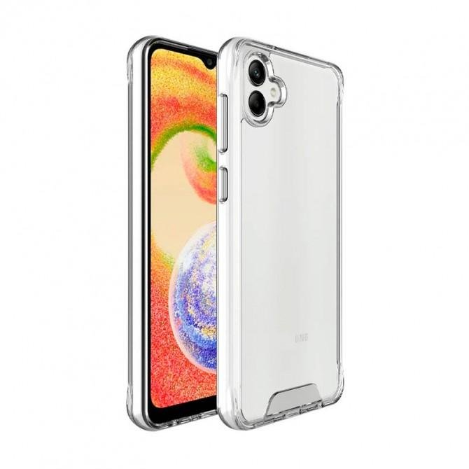 Чехол TPU Space Case transparent для Samsung A045 (A04) Прозрачный
