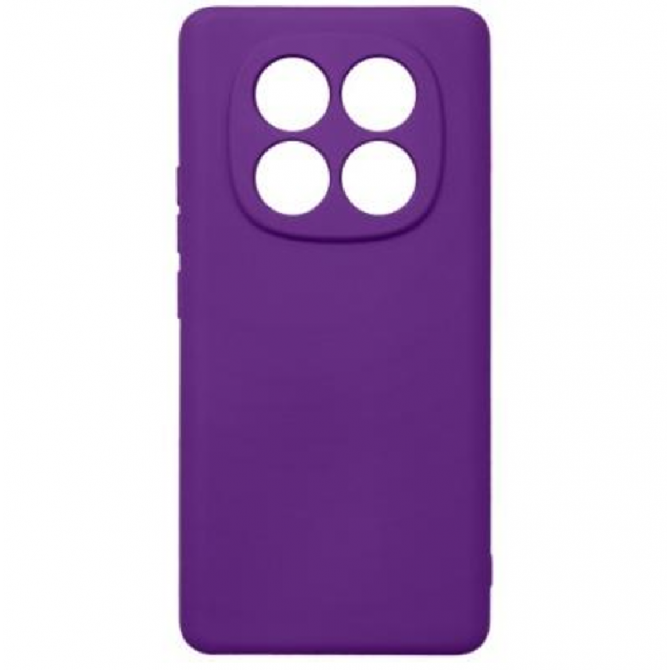 Силіконовий чохол для Xiaomi Redmi Note 14 4G Фіолетовий FULL