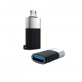 Перехідник XO NB149G USB 2.0 to MicroUSB Black Перехідник XO NB149G USB 2.0 to MicroUSB Black