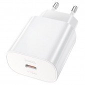 Сетевое зарядное устройство 1Type-C Hoco N22 Jetta (PD25W) White Сетевое зарядное устройство 1Type-C Hoco N22 Jetta (PD25W) White