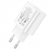 Сетевое зарядное устройство 1Type-C Hoco N22 Jetta (PD25W) White Сетевое зарядное устройство 1Type-C Hoco N22 Jetta (PD25W) White