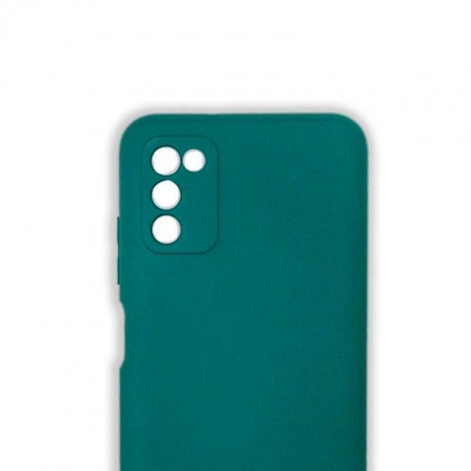 Чохол Original Soft Case Samsung A037 Galaxy A03s Темно Зелений FULL-1