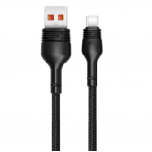 Кабель USB XO NB55 Braided Type-C 5A/1m Black