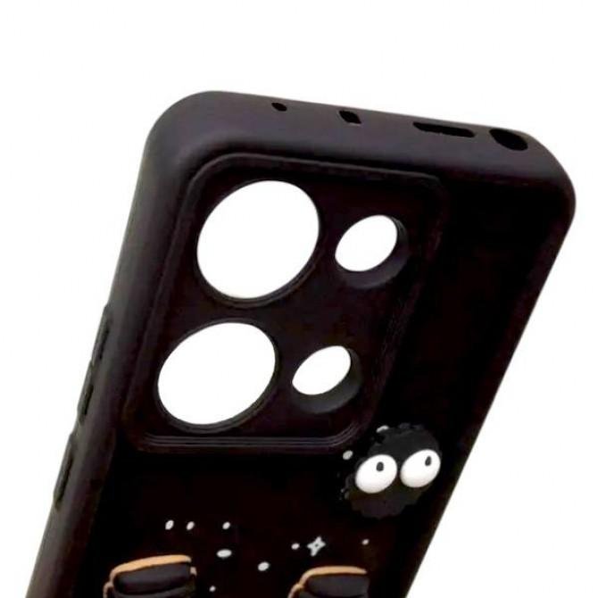 Чохол TPU Toys Case для Xiaomi Redmi Note 13 Pro 4G / Poco M6 Pro 4G (Black / Always Happy)-3
