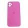 Силіконовий чохол для iPhone 11 Малиновий FULL (SQUARE SHAPE)