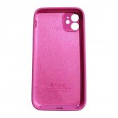 Силіконовий чохол для iPhone 11 Малиновий FULL (SQUARE SHAPE) Силіконовий чохол для iPhone 11 Малиновий FULL (SQUARE SHAPE)