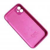 Силіконовий чохол для iPhone 11 Малиновий FULL (SQUARE SHAPE) Силіконовий чохол для iPhone 11 Малиновий FULL (SQUARE SHAPE)