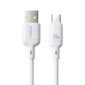 Кабель USB Baseus Silky Series Type-C 100W 1m Moon White