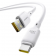 Кабель USB Baseus Silky Series Type-C 100W 1m Moon White