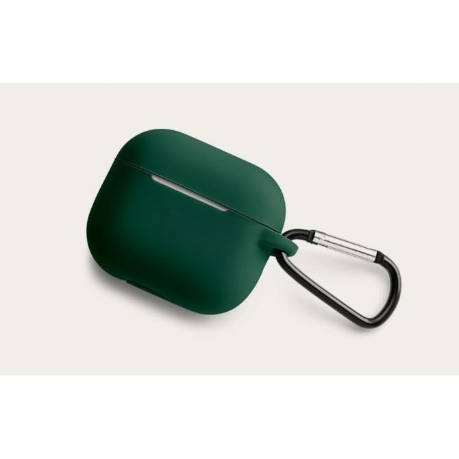 Чехол Silicone Protective Case For Airpods 3 Slim Dark Green