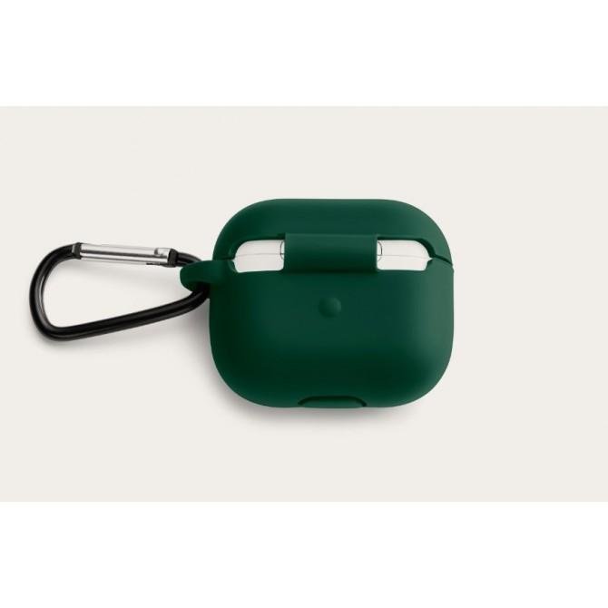 Чехол Silicone Protective Case For Airpods 3 Slim Dark Green-1