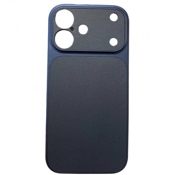 Накладка PC+Leather для iPhone 17 Синій