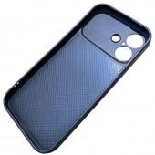 Накладка PC+Leather для iPhone 17 Синій