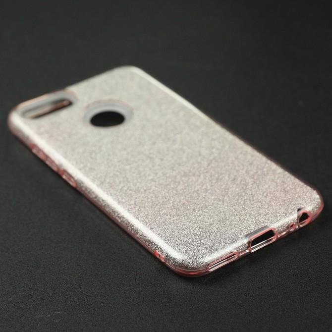 Чехол Silicone 3in1 Блёстки для Xiaomi Mi5X/MiA1 Pink-3