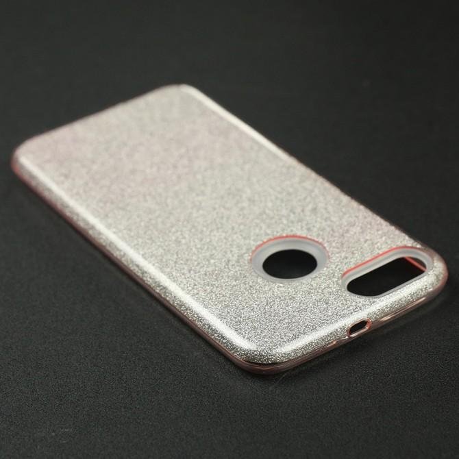 Чехол Silicone 3in1 Блёстки для Xiaomi Mi5X/MiA1 Pink-4