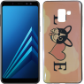 Чохол U-Like Picture series для Samsung A730 Galaxy A8 plus 2018 Кохання/Рожевий