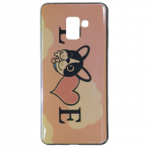 Чехол U-Like Picture series для Samsung A730 Galaxy A8 plus 2018 Love Pink