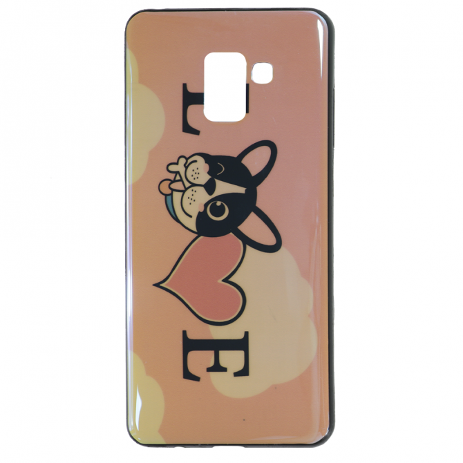 Чохол U-Like Picture series для Samsung A730 Galaxy A8 plus 2018 Кохання/Рожевий-1