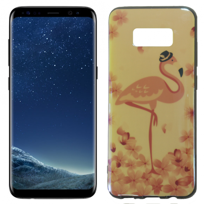 Чехол U-Like Picture series для Samsung G950 Galaxy S8 Flamingo