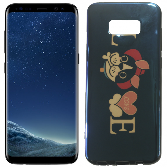 Чохол U-Like Picture series для Samsung G950 Galaxy S8 Love Black