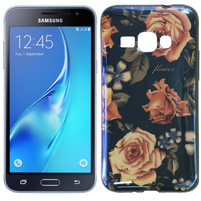 Чехол U-Like Picture series для Samsung J120 Flowers
