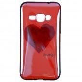 Чехол U-Like Picture series для Samsung J120 Heart Pink