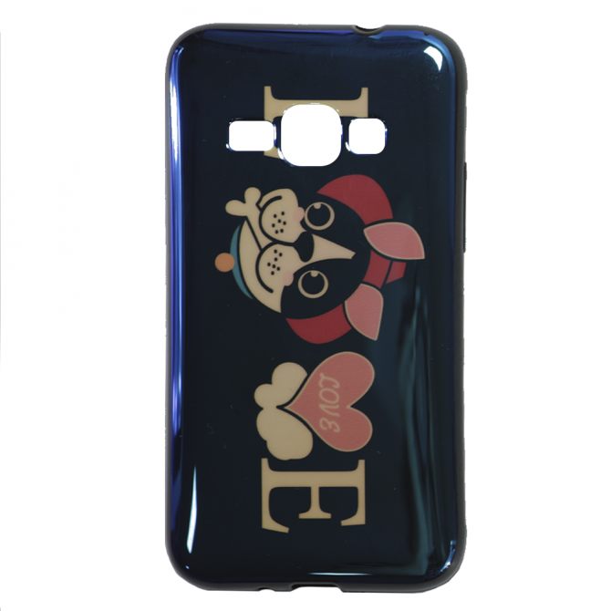 Чехол U-Like Picture series для Samsung J120 Love Black-1